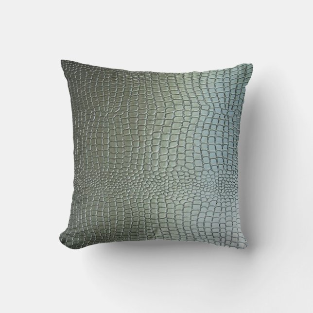 Metallic Leather Texture Pillow (Front)