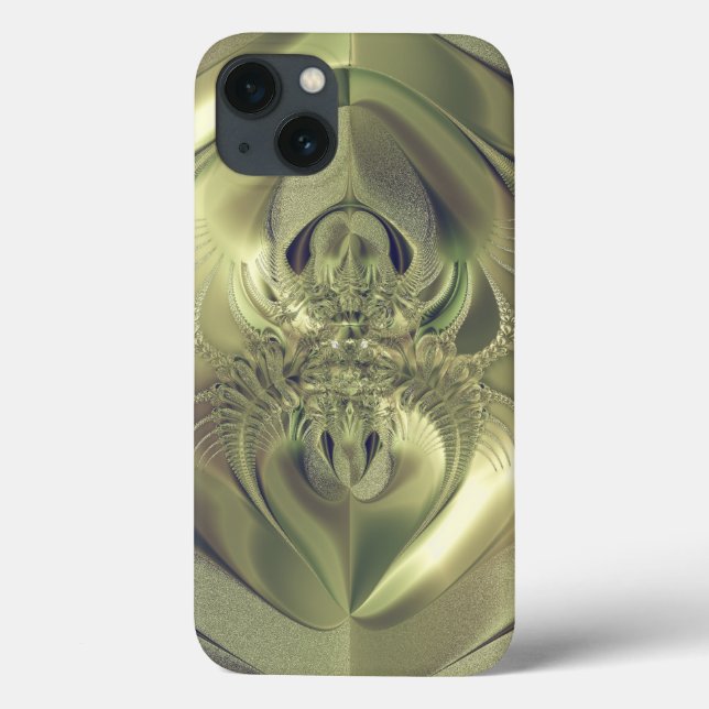 Metallic Leaves Case-Mate iPhone Case (Back)