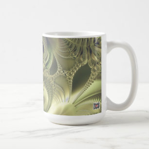 Metallic Leaves Coffee Mug