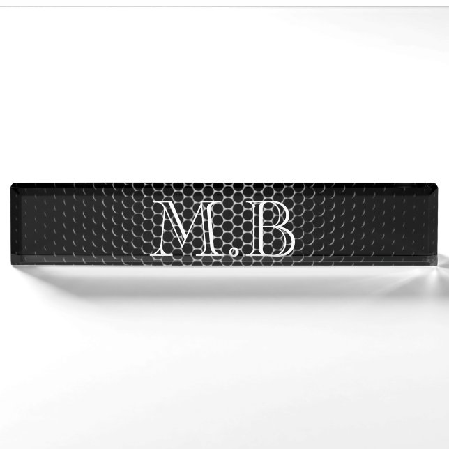 Metallic Look Professional Nameplate (Front)