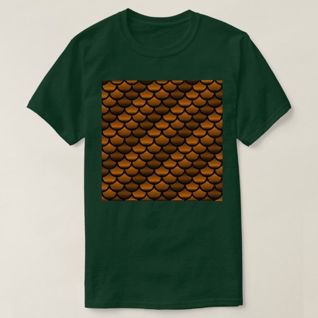 Metallic Mermaid Scales 4 T-Shirt (Design Front)