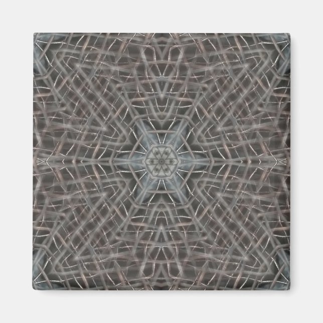 Metallic Metal Mesh Magnet (Front)
