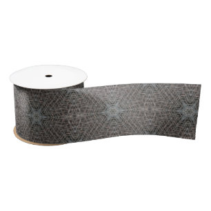Metallic Metal Mesh Satin Ribbon