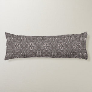 Metallic Metal Mesh Silver Body Cushion