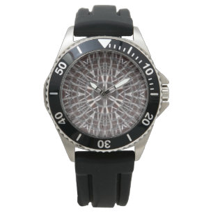 Metallic Metal Mesh Silver Watch