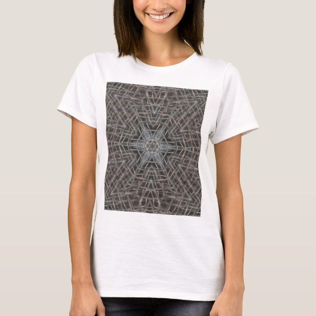 Metallic Metal Mesh T-Shirt (Front)