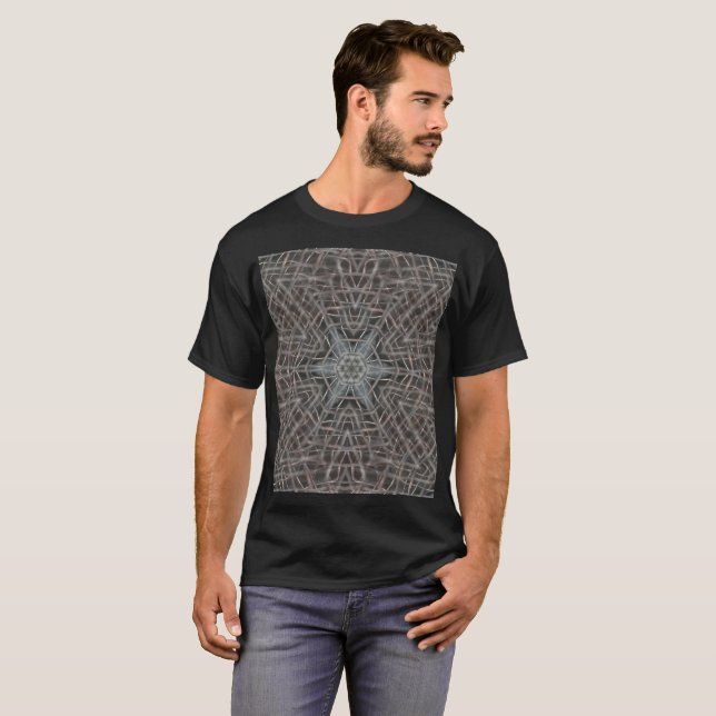 Metallic Metal Mesh T-Shirt (Front Full)