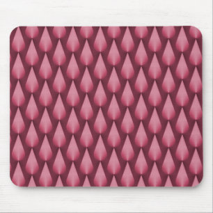 Metallic Pink Dazzling Raindrops Mousepad