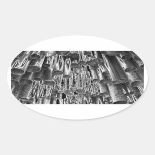 "Metallic Pipes" stickers