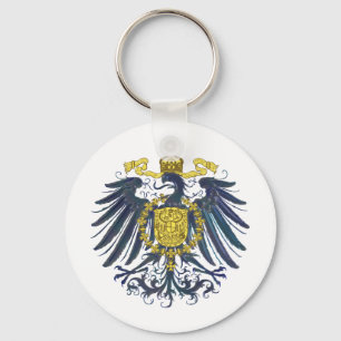 Metallic Preussian Eagle Key Ring