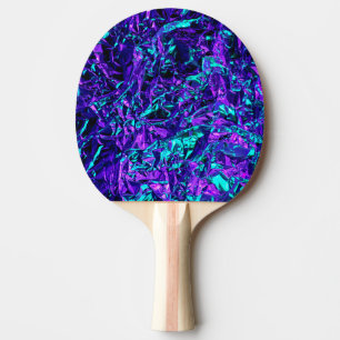 Metallic Purple and Teal Ping Pong Paddle