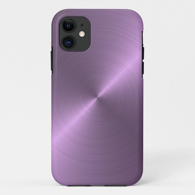 Metallic Purple Case-Mate iPhone Case (Back)