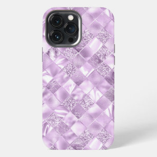 Metallic Purple Chic Elegant Glitter Chic iPhone 13 Pro Max Case