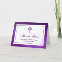 Metallic Purple Cross Holy Communion/ Confirmation