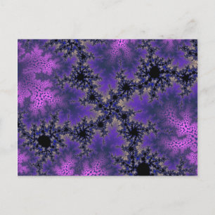 Metallic Purple Speckle Postcard