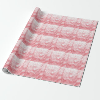 Metallic Red Canvas: Brushstroke Elegance. Wrapping Paper