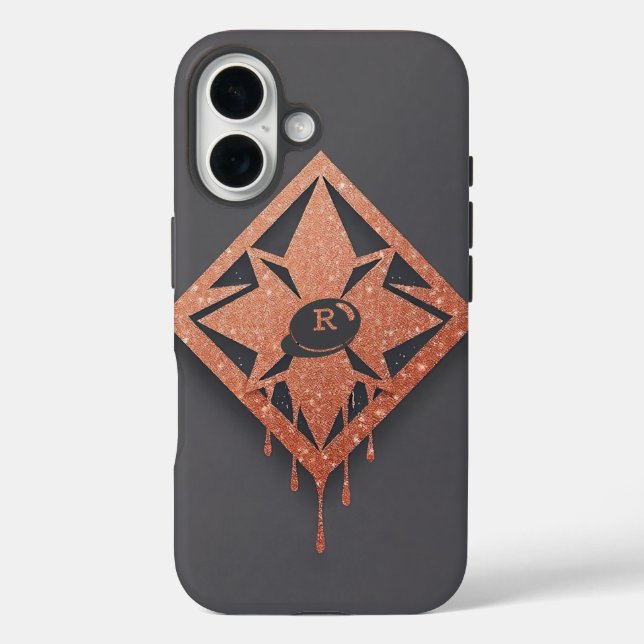 Metallic Rose Diamond Case-Mate iPhone Case (Back)