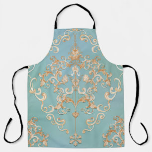 Metallic Rose Quartz: Glossy Texture Apron