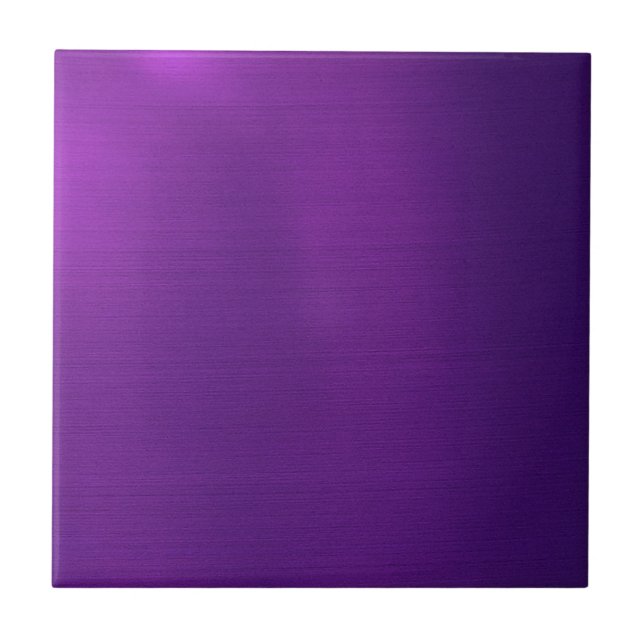 Metallic Royal Purple Tile (Front)