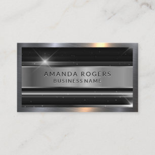 Metallic Shine Sparkle Business Card