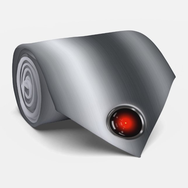 Metallic Silver Tie (Rolled)