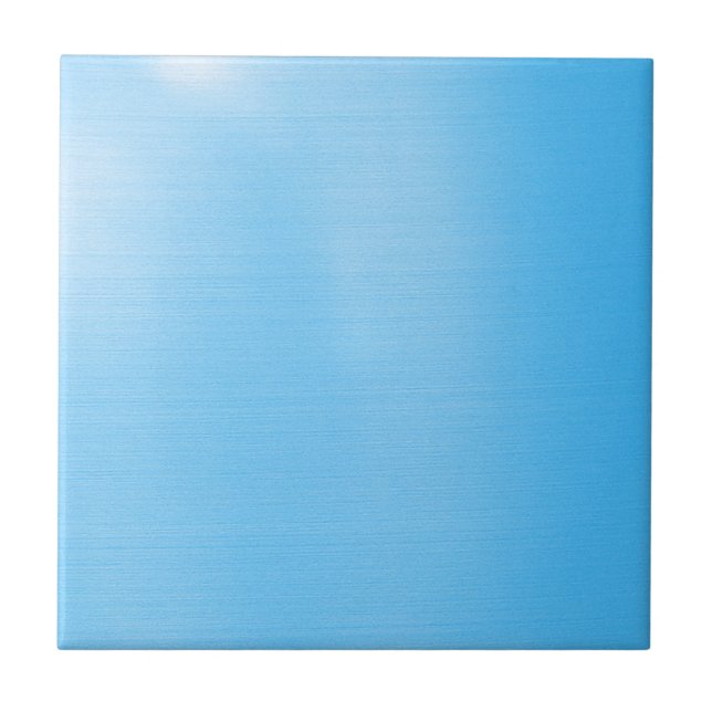 Metallic Sky Blue Tile (Front)
