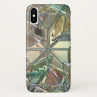 Metallic stained glass