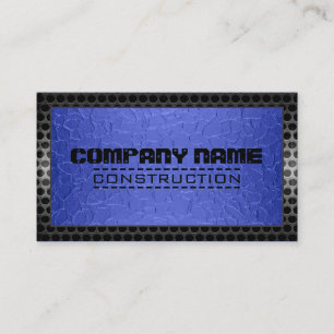 Metallic Stainless Metal Steel Border Look #25 Business Card