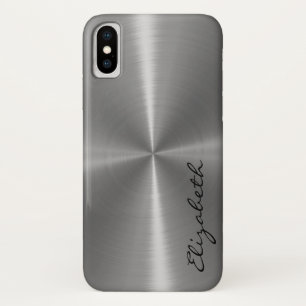 Metallic Stainless Steel Metal Look Case-Mate iPhone Case
