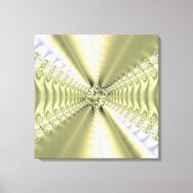Metallic Star Canvas Print (Front)