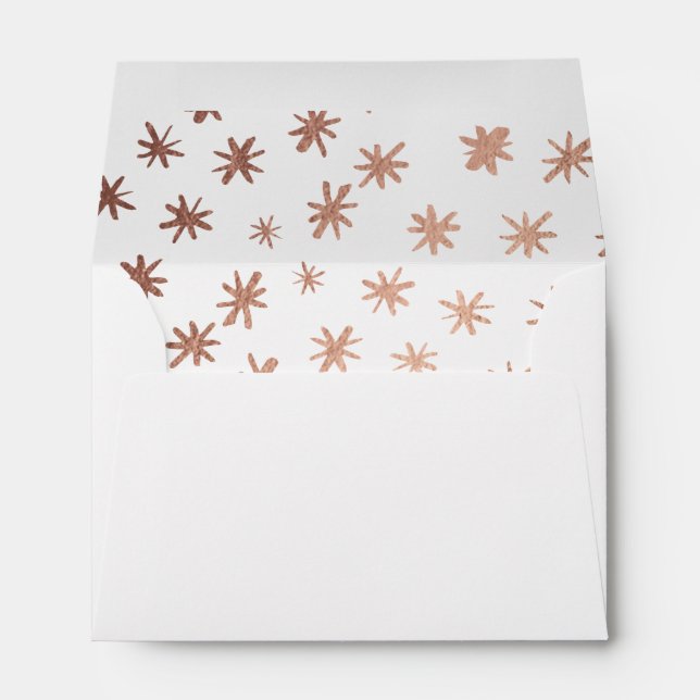 Metallic stars - copper envelope (Back (Bottom))
