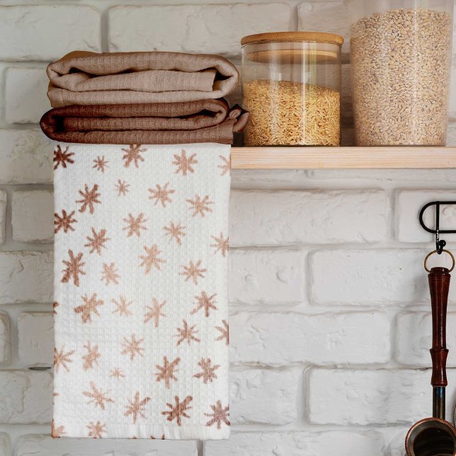 Metallic stars - copper tea towel (Creator Uploaded)