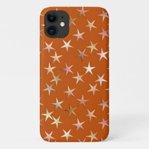 Metallic stars, pale gold and copper shades Case-Mate iPhone case