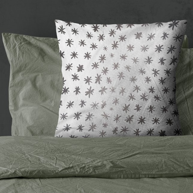 Metallic stars silver cushion (Creator Uploaded)