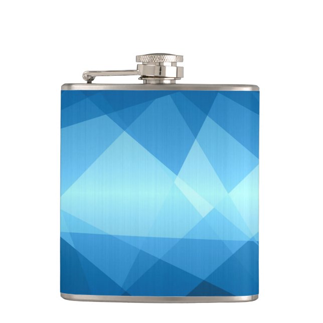 Metallic Steel Metal Hole 5 Hip Flask (Front)