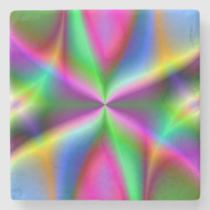 metallic stone coaster