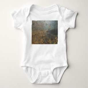 Metallic surface, reflective texture background. baby bodysuit