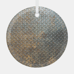 Metallic surface, reflective texture background. glass tree decoration