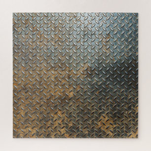 Metallic surface, reflective texture background. jigsaw puzzle