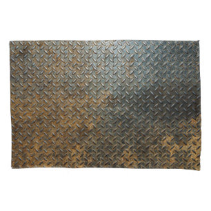 Metallic surface, reflective texture background. pillowcase
