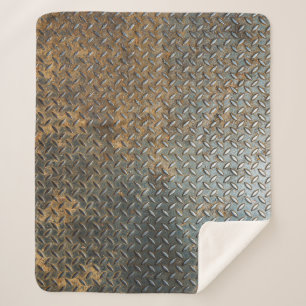 Metallic surface, reflective texture background. sherpa blanket