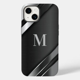 Metallic Texture Monogram Case-Mate iPhone 14 Case