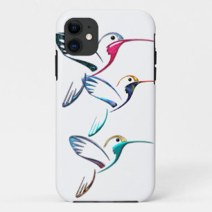 Metallic Tropical Hummingbirds Case-Mate iPhone Case