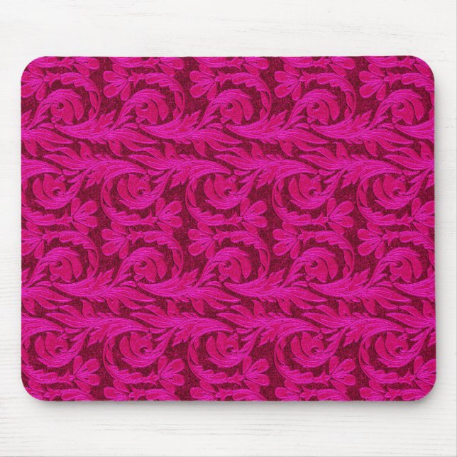 Metallic Waves, 2 Tone Pink Mouse Pad (Front)