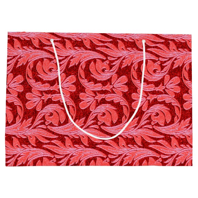 Metallic Waves-Coral-GIFT BAG L (Back)