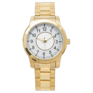 Metallic Wrist watch with colourful styling