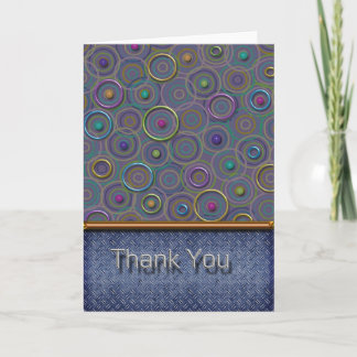 Metallica Circles and Tread Thank You Card