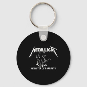 Metallicat Meowster Of Purrpets - Funny Cat 1 Key Ring