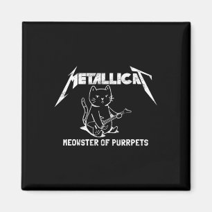 Metallicat Meowster Of Purrpets - Funny Cat 1 Magnet