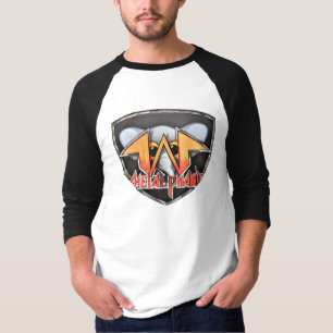 Metalphant Emblem 3/4 Sleeve Raglan Adult T-shirt